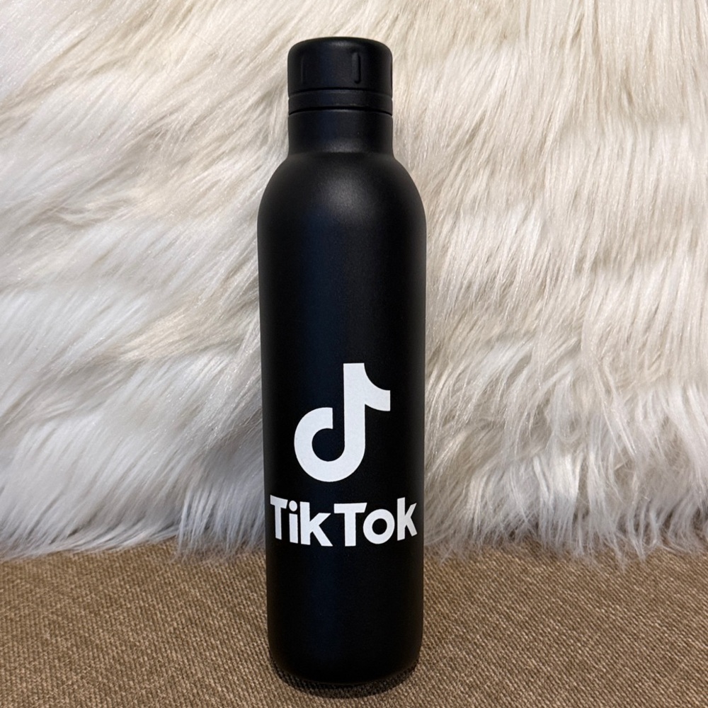 Black Stainless Steel Water Bottle